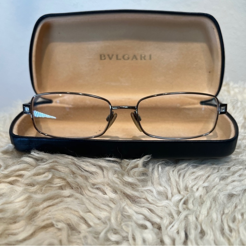 BVLGARI Vintage Prescription Eye Glass Frames. Tortoise shell Arms